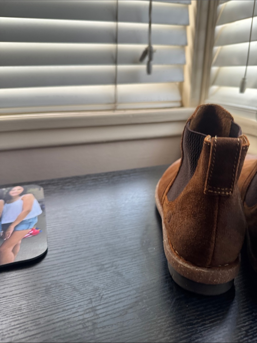 Women Brown Suede Chelsea Boots - Born - Picture 3 of 4